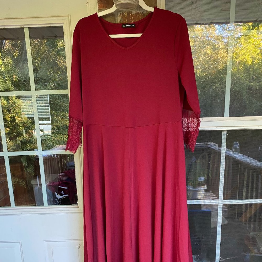 Burgundy Maxi Dress